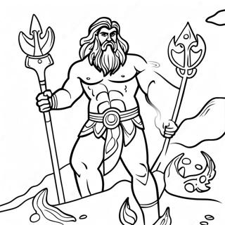 Pagina Para Colorir Poseidon Com Tridente 58275-48438