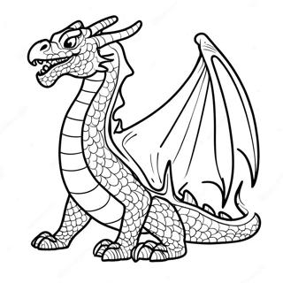 Pagina Para Colorir Dragao Da Cancao Da Morte Flamejante 58325-48471