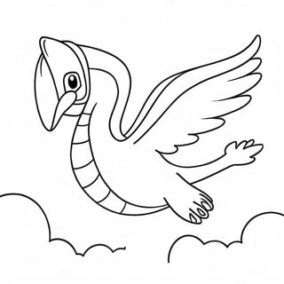 Pagina Para Colorir Lugia Voando No Ceu 58335-48485