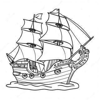 Pagina Para Colorir Navio Pirata 5834-4659