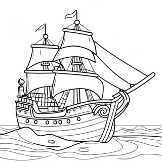 Pagina Para Colorir Navio Pirata 5834-4660