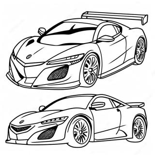 Pagina Para Colorir Carro Esportivo Da Acura 58355-48494