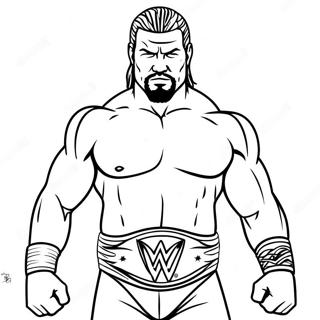 Pagina Para Colorir Da Wwe 58434-48547