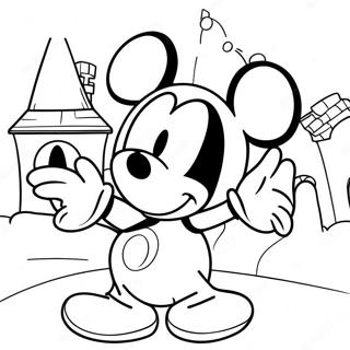 Pagina Para Colorir Da Aventura Do Playhouse Do Mickey Mouse 58486-48595