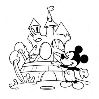 Pagina Para Colorir Da Aventura Do Playhouse Do Mickey Mouse 58486-48596