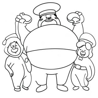 Pagina Para Colorir Do Fat Albert E Amigos 58646-48718