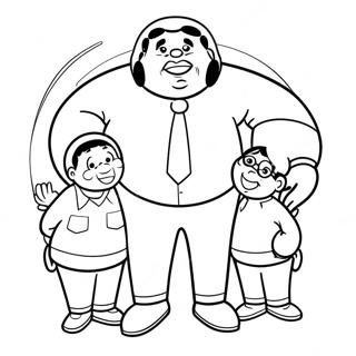 Pagina Para Colorir Do Fat Albert E Amigos 58646-48719