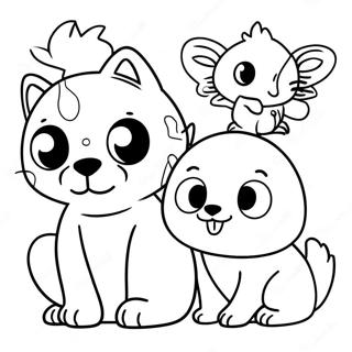 Pagina Para Colorir Dos Amigos Animais 58655-48714