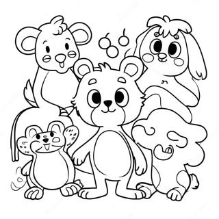 Pagina Para Colorir Animais Divertidos Do Jardim De Infancia 5865-4687