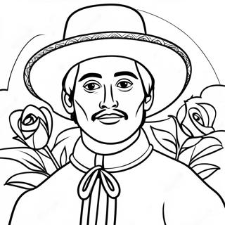 Pagina Para Colorir De Juan Diego Com Rosas 58686-48754