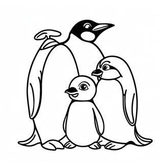 Pagina Para Colorir Familia De Pinguins Imperadores Fofos 58716-48771