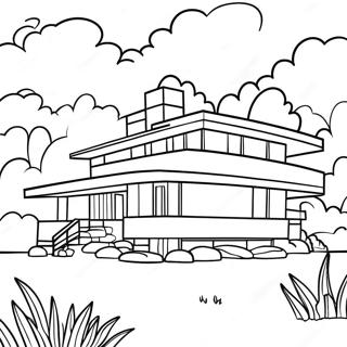 Frank Lloyd Wright Páginas Para Colorir