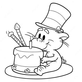 Pagina Para Colorir De Aniversario Do Dr Seuss 58815-48844