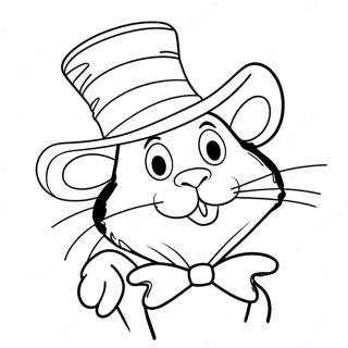 Pagina Para Colorir De Gato Do Chapeu Fantastico 58816-48845