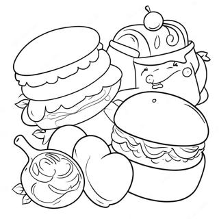 Pagina Para Colorir De Comida Francesa 58835-48868