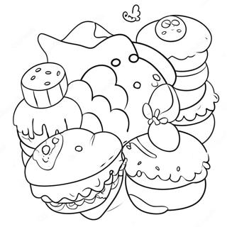 Pagina Para Colorir De Deliciosas Sobremesas Francesas 58836-48863