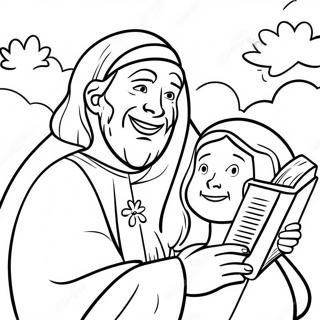 Pagina Para Colorir De Historias Biblicas Alegres 58936-48951