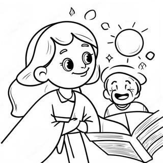 Pagina Para Colorir De Historias Biblicas Alegres 58936-48952