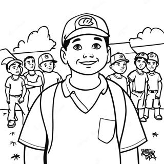 Pagina Para Colorir Do Sandlot 58965-48970