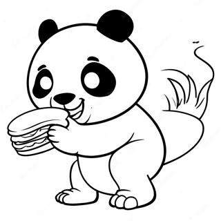 Pagina Para Colorir Do Panda Combo Em Acao 58986-48982