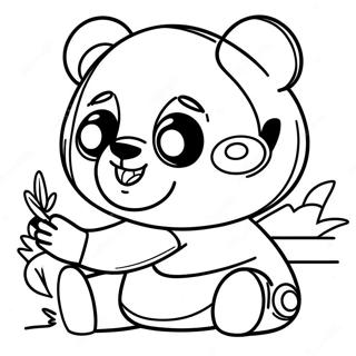 Pagina Para Colorir Do Panda Combo Em Acao 58986-48984