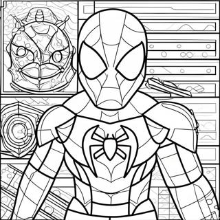 Pagina Para Colorir Do Homem Aranha De Lego 58995-48994