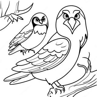 Pagina Para Colorir Das Aves De Rapina 59035-49026