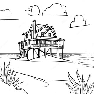 Pagina Para Colorir Da Vida Pogue Em Outer Banks 59045-49034