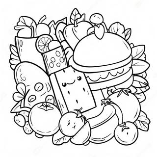 Pagina Para Colorir De Comida Saudavel 59135-49103