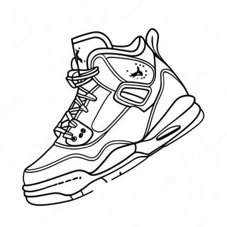 Pagina Para Colorir Air Jordans Em Acao 59217-49165