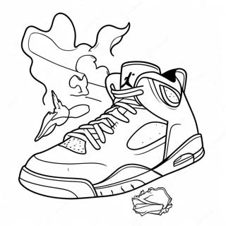 Pagina Para Colorir Air Jordans Em Acao 59217-49166