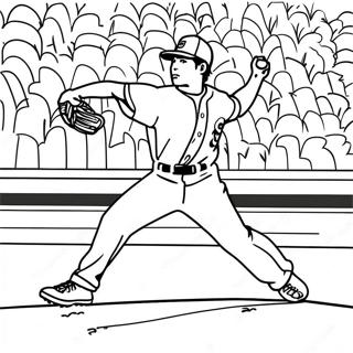 Pagina Para Colorir Acao De Arremesso Do Shohei Ohtani 59247-49190