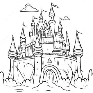 Pagina Para Colorir Castelo Fantastico Do Reino Dividido 59267-49198