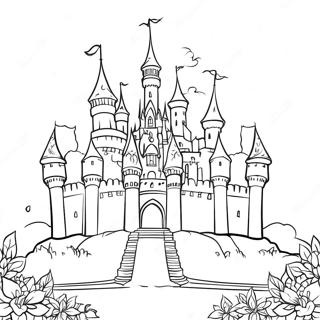 Pagina Para Colorir Castelo Fantastico Do Reino Dividido 59267-49199