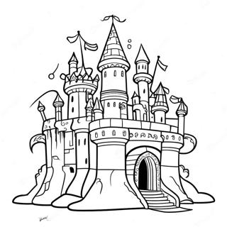 Pagina Para Colorir Castelo Fantastico Do Reino Dividido 59267-49200