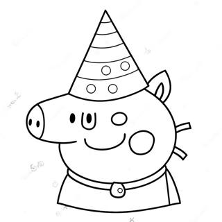 Pagina Para Colorir Chapeu De Festa Da Peppa Pig 59297-49229