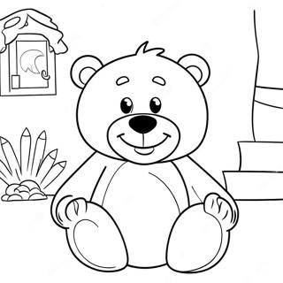 Pagina Para Colorir Urso Na Grande Casa Azul 59306-49246