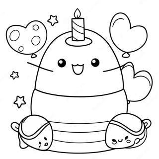 Pagina Para Colorir Do Pusheen De Aniversario 59316-49240