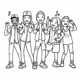 Pagina Para Colorir Do Kidz Bop 59366-49280