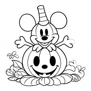 Pagina Para Colorir Da Abobora Do Mickey Mouse 59376-49290