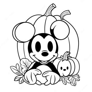 Pagina Para Colorir Da Abobora Do Mickey Mouse 59376-49291