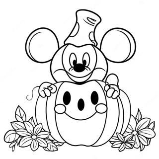 Pagina Para Colorir Da Abobora Do Mickey Mouse 59376-49292