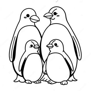 Pagina Para Colorir Da Fofa Familia De Pinguins 59397-49309