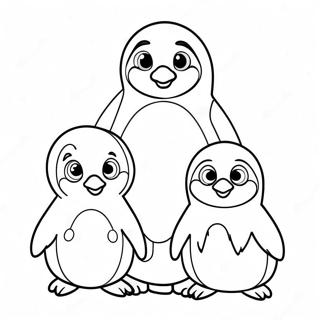 Pagina Para Colorir Da Fofa Familia De Pinguins 59397-49312