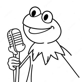 Pagina Para Colorir Do Kermit O Sapo Cantando 59457-49356