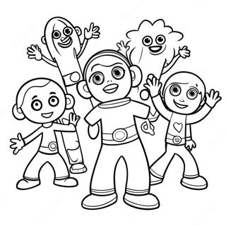 Pagina Para Colorir Doodlebops 59466-49363