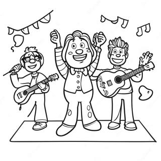 Pagina Para Colorir Doodlebops Cantando No Palco 59467-49358