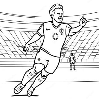 Pagina Para Colorir Harry Kane Marcando Um Gol 59527-49414