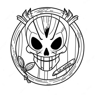 Pagina Para Colorir Do Logo Dead By Daylight 59546-49422