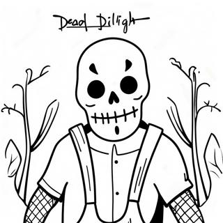 Pagina Para Colorir Do Logo Dead By Daylight 59546-49424